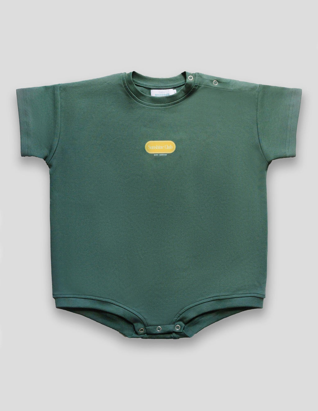 Sunshine T-Shirt Romper in Green