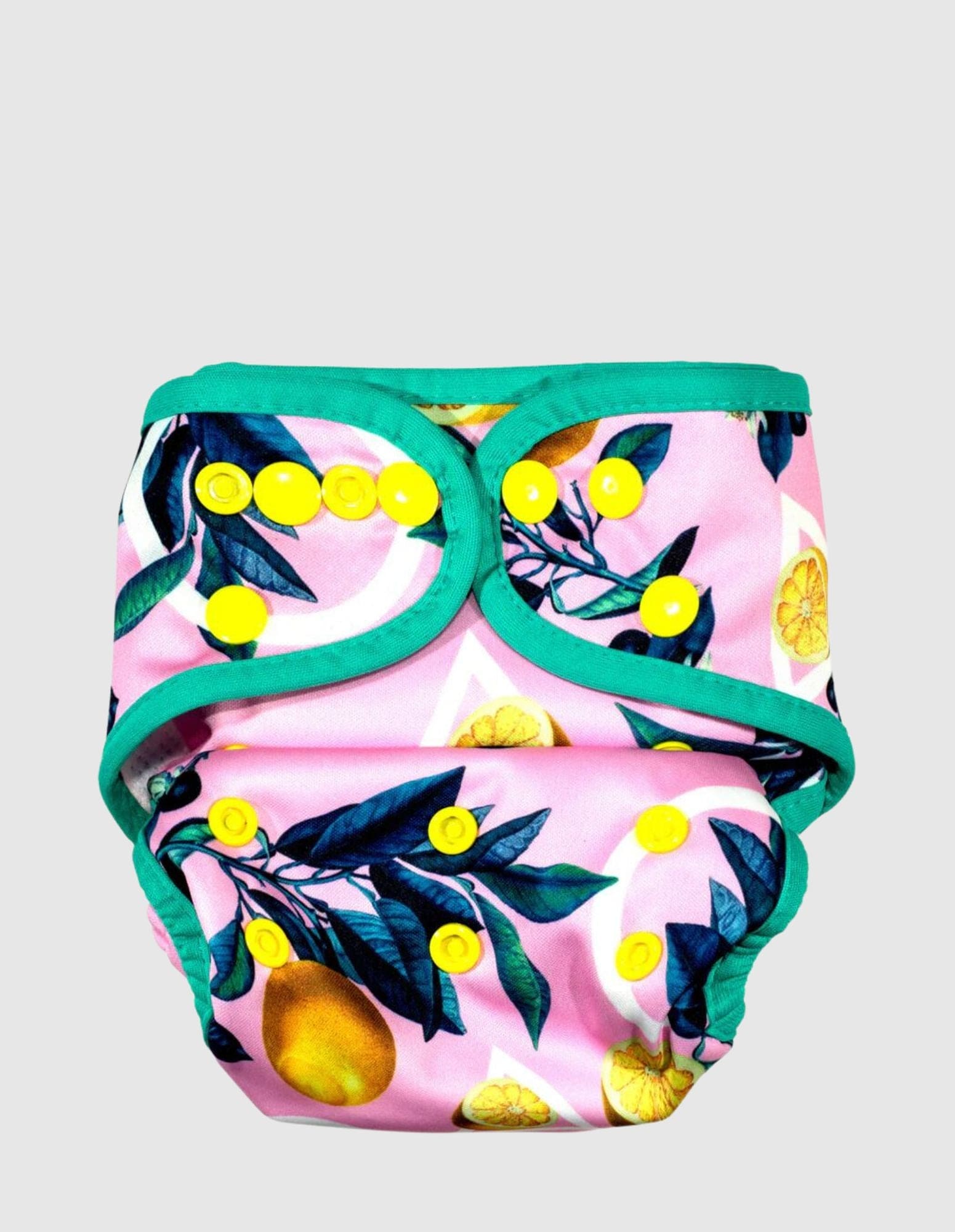 Live, Laugh, Lemon Reusable Cloth Nappy